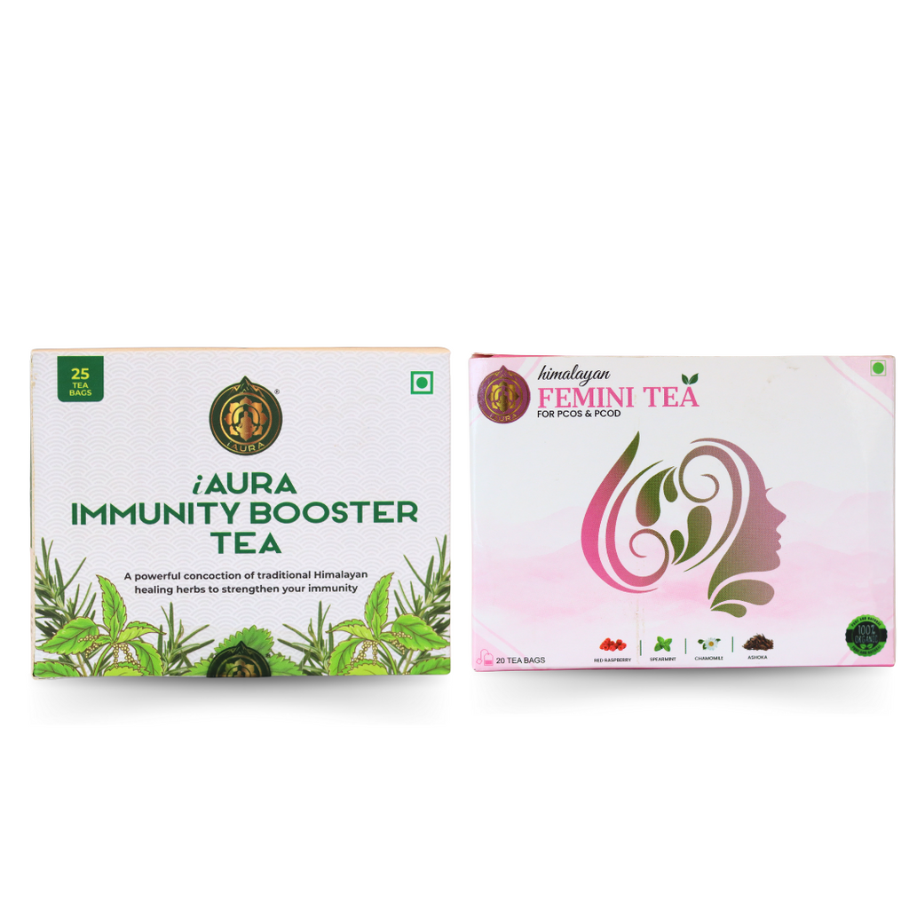 Immunity Booster Tea and Femini Tea Combo