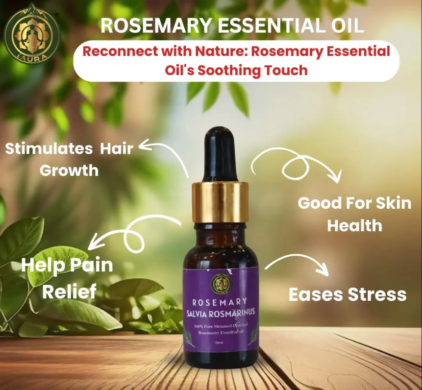 iAura Rosemary Essential Oil - 15ml